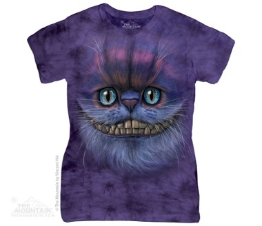 The Mountain Big Face Cheshire Cat női póló