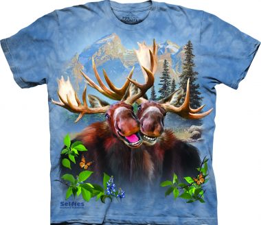 The Mountain Moose Selfie rövid ujjú póló