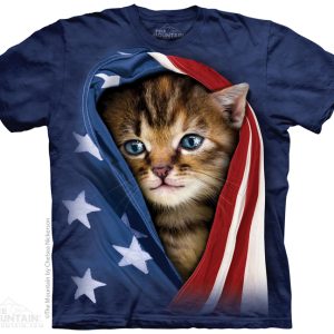 The Mountain Patriotic Kitten rövid ujjú póló