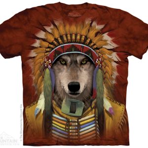 The Mountain Wolf Spirit Chief rövid ujjú póló