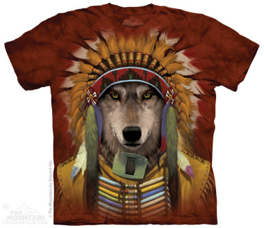 The Mountain Wolf Spirit Chief rövid ujjú póló