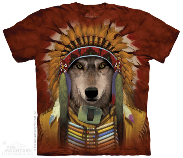 The Mountain Wolf Spirit Chief rövid ujjú póló