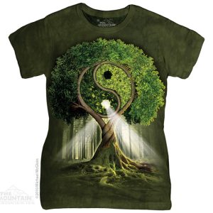 The Mountain Yin Yang Tree női póló