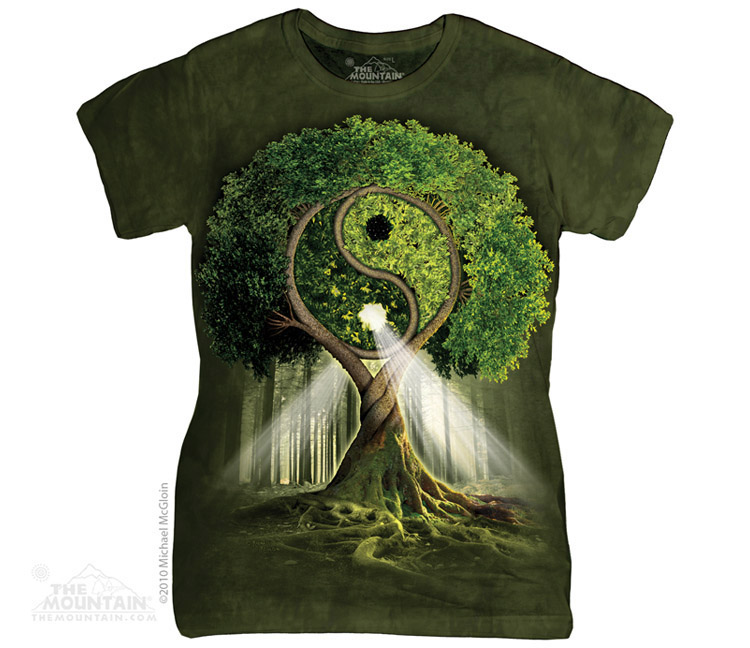 The Mountain Yin Yang Tree női póló The Mountain Yin Yang Tree női póló