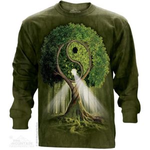 The Mountain Yin Yang Tree hosszú ujjú póló