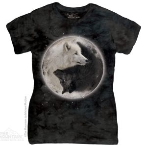 The Mountain Yin Yang Wolves női póló