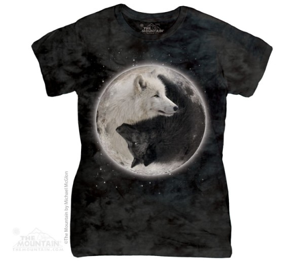 The Mountain Yin Yang Wolves női póló
