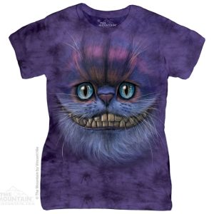 The Mountain Big Face Cheshire Cat női póló