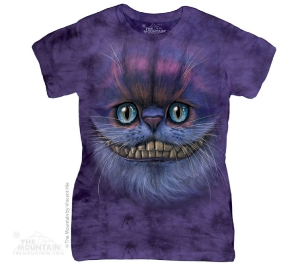The Mountain Big Face Cheshire Cat női póló