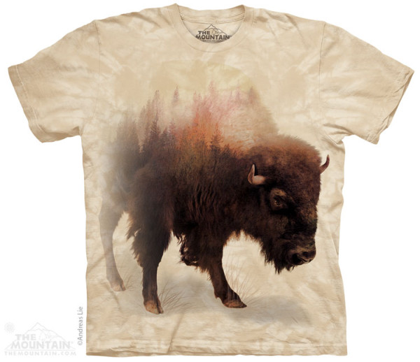 The Mountain Bison Forest rövid ujjú póló