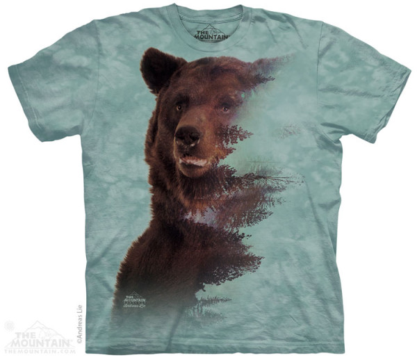 The Mountain Brown Bear Forest rövid ujjú póló