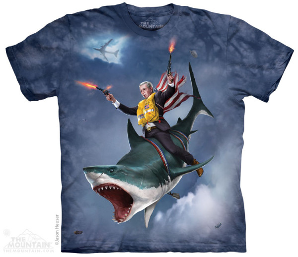 The Mountain Dubya Shark rövid ujjú póló