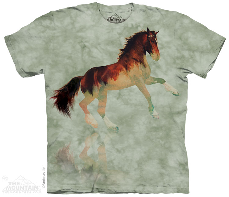 The Mountain Forest Stallion rövid ujjú póló The Mountain Forest Stallion rövid ujjú póló