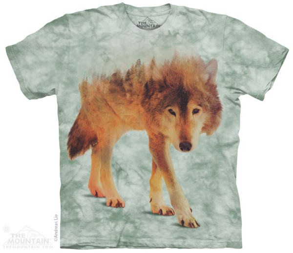The Mountain Forest Wolf rövid ujjú póló