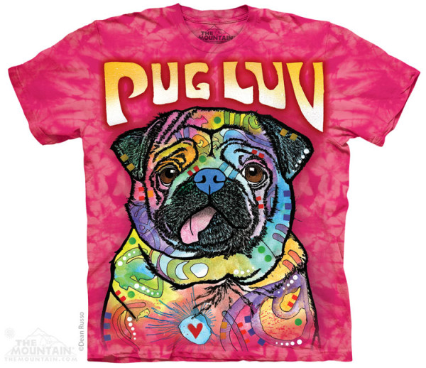 The Mountain Pug Luv rövid ujjú póló