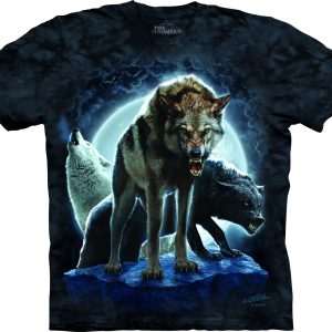 The Mountain Bad Moon Wolves rövid ujjú póló