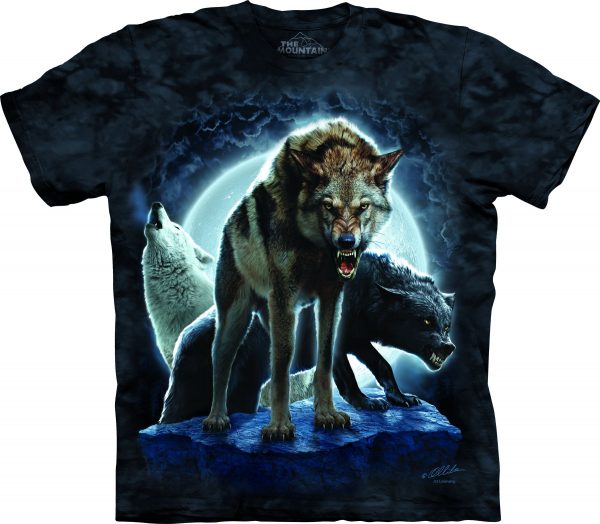 The Mountain Bad Moon Wolves rövid ujjú póló
