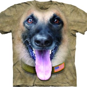 The Mountain Big Face Belgian Malinois rövid ujjú póló