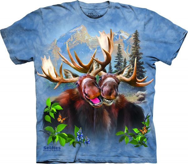 The Mountain Moose Selfie rövid ujjú póló
