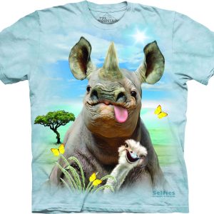 The Mountain Rhino Selfie rövid ujjú póló