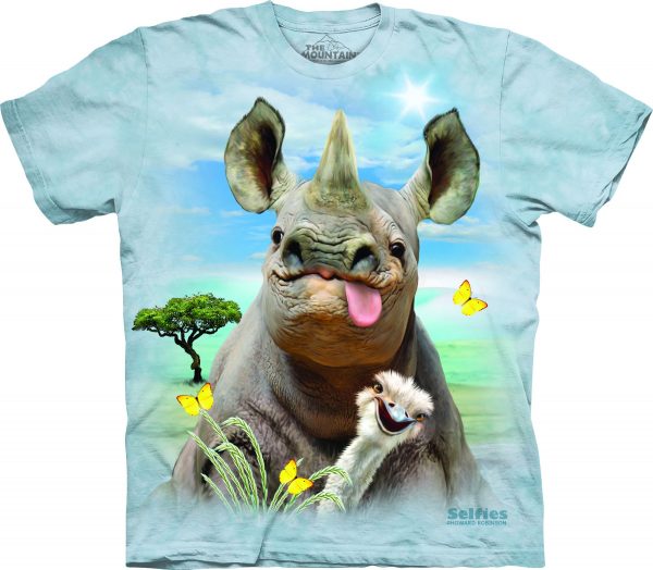 The Mountain Rhino Selfie rövid ujjú póló