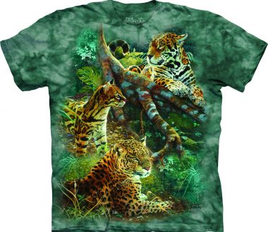 The Mountain Three Jungle Cats rövid ujjú póló