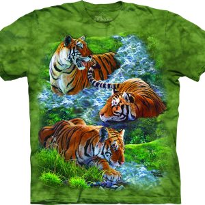 The Mountain Water Tiger Collage rövid ujjú póló